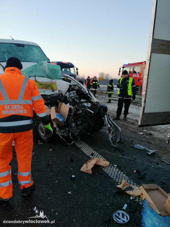4 auta zderzyły się na A1