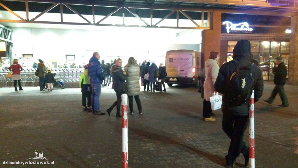 Ewakuacja w sklepie Kaufland!