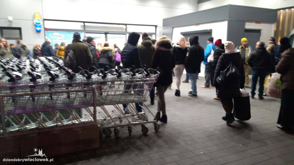 Ewakuacja w sklepie Kaufland!