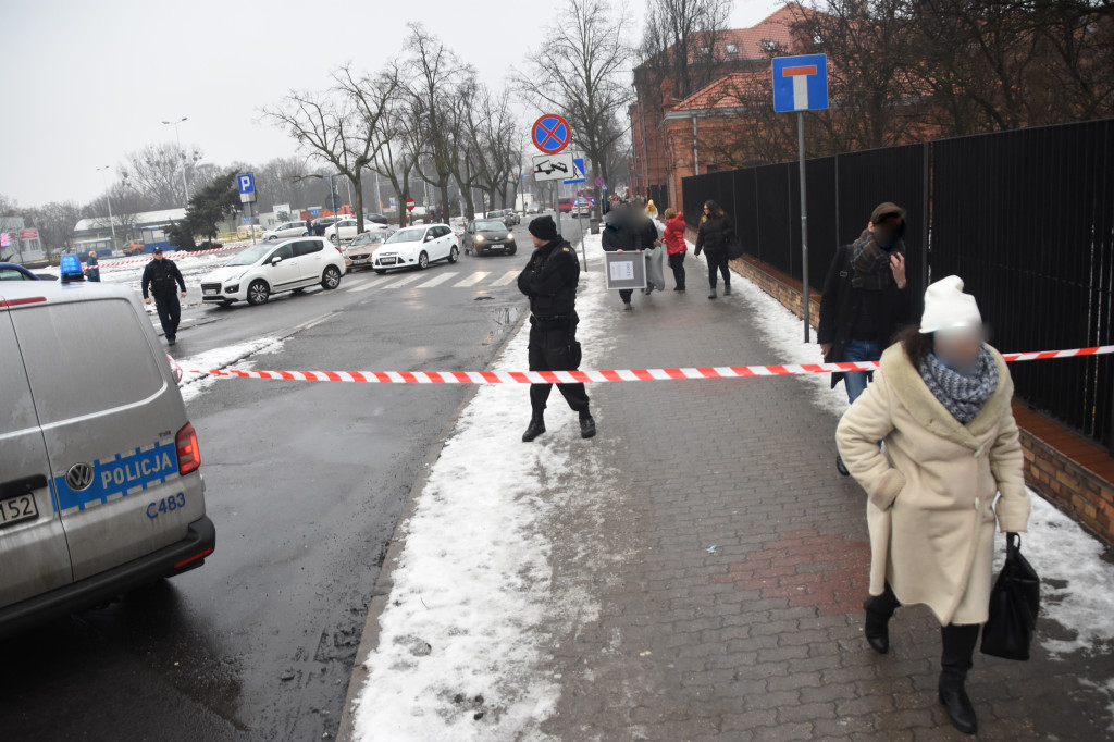 Alarm bombowy we włocławskim sądzie