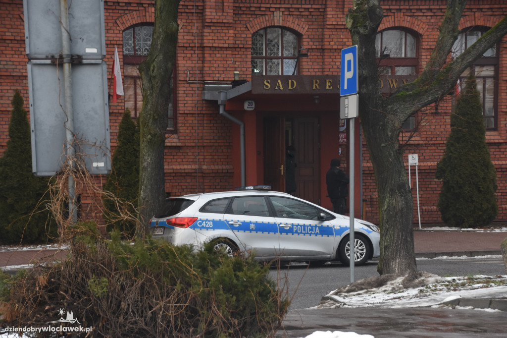 Alarm bombowy we włocławskim sądzie