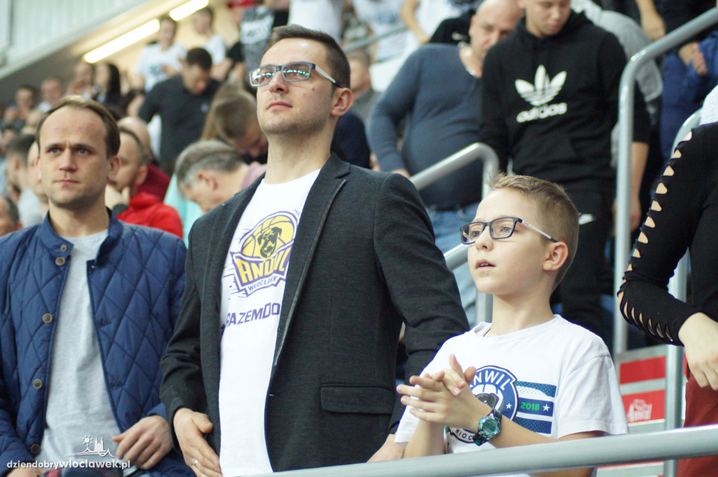 Kibice na meczu Anwil vs Trelf Sopot