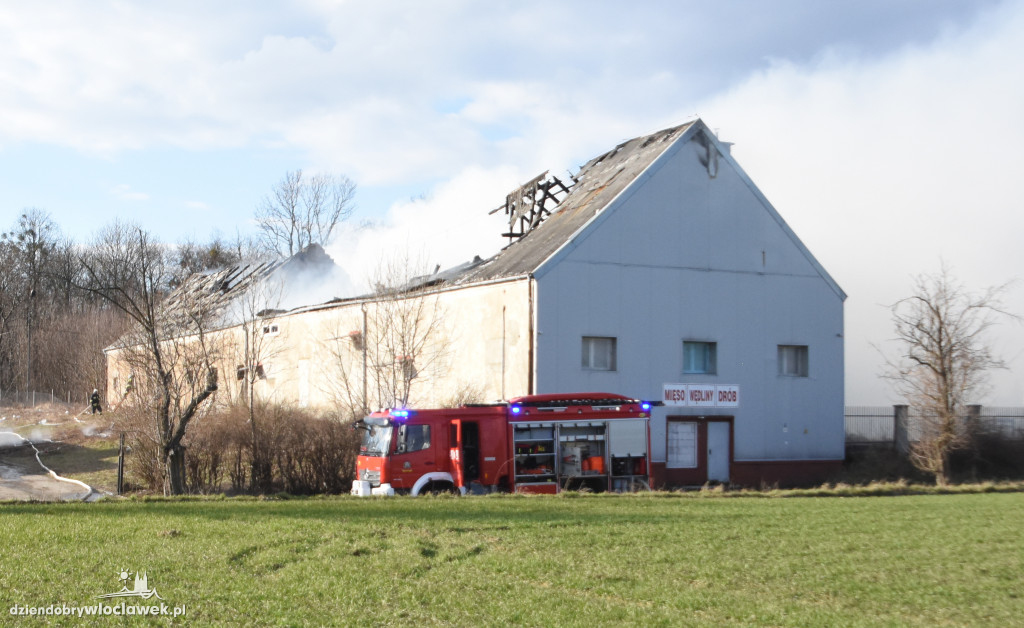 Masarnia kompletnie spłonęła