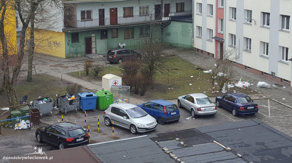 Włocławek zasypany śmieciami