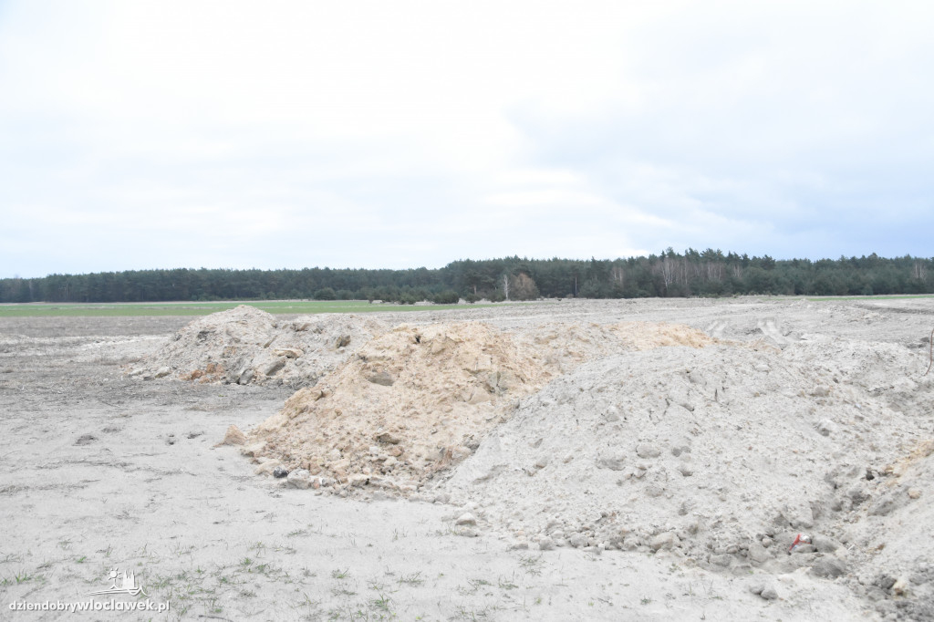 Ludzkie czaszki na polu pod Włocławkiem
