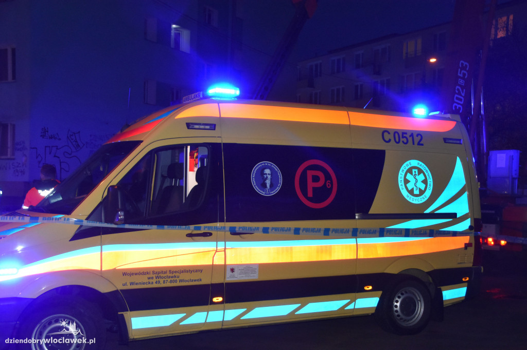 Pożar w bloku. Nie żyje 1 osoba