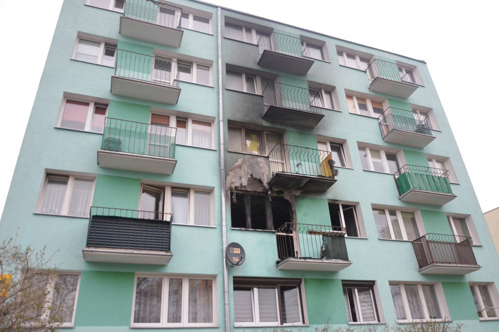 Dziewińska 32a po pożarze
