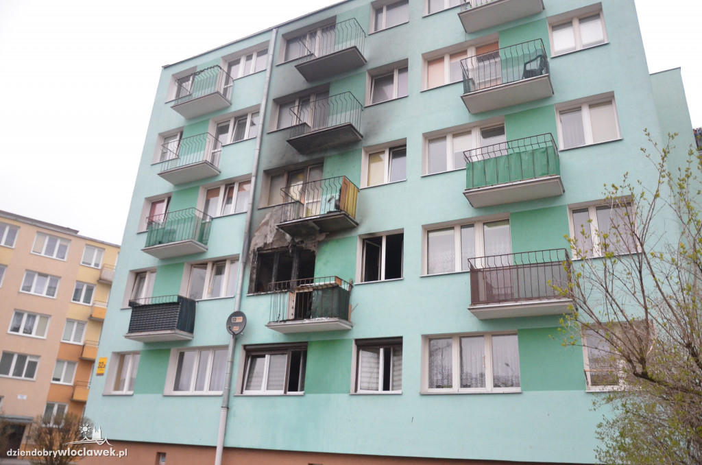 Dziewińska 32a po pożarze