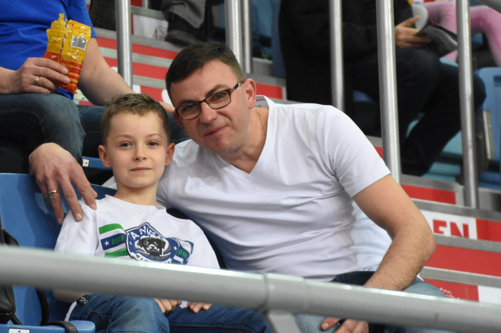 Kibice na meczu Anwil vs MKS w Hali Mistrzów