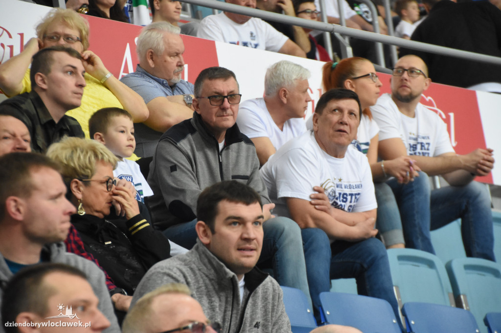 Kibice na meczu Anwil vs MKS w Hali Mistrzów