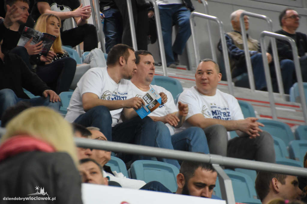 Kibice na meczu Anwil vs MKS w Hali Mistrzów