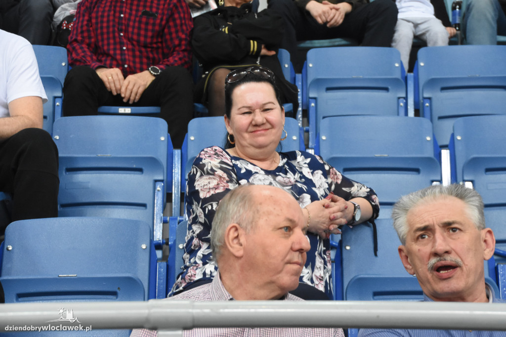 Kibice na meczu Anwil vs MKS w Hali Mistrzów