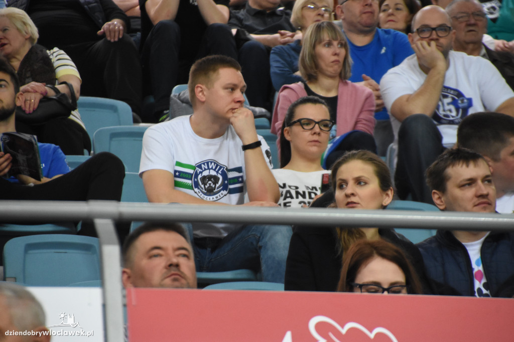 Kibice na meczu Anwil vs MKS w Hali Mistrzów