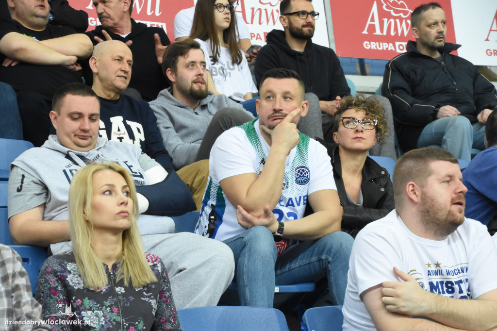 Kibice na meczu Anwil vs MKS w Hali Mistrzów