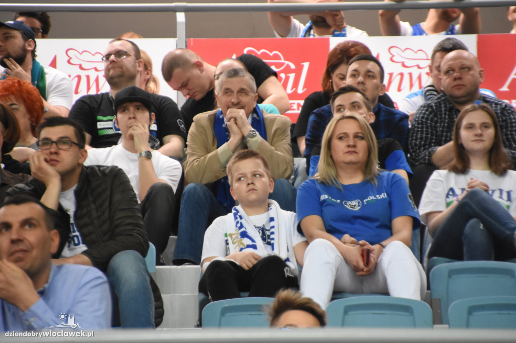 Kibice na meczu Anwil vs MKS w Hali Mistrzów