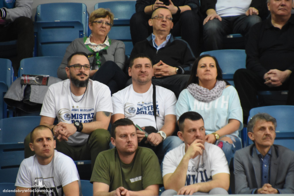 Kibice na meczu Anwil vs MKS w Hali Mistrzów