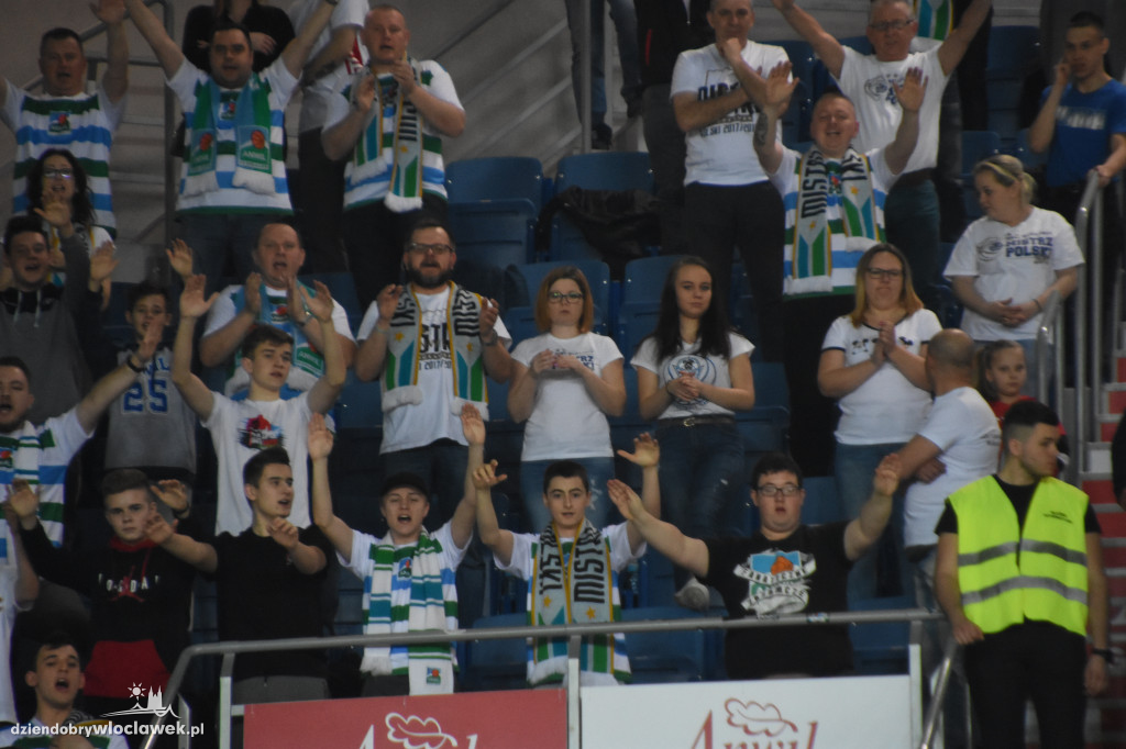 Kibice na meczu Anwil vs MKS w Hali Mistrzów