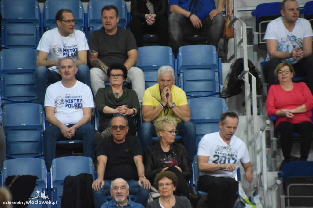 Kibice na meczu Anwil vs MKS w Hali Mistrzów