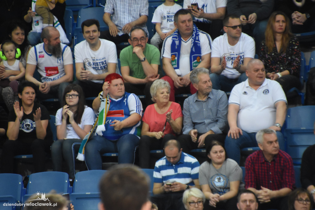 Kibice na meczu Anwil vs MKS w Hali Mistrzów