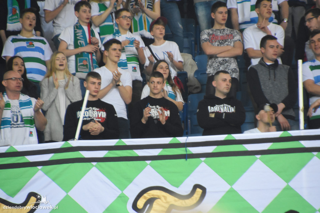 Kibice na meczu Anwil vs MKS w Hali Mistrzów