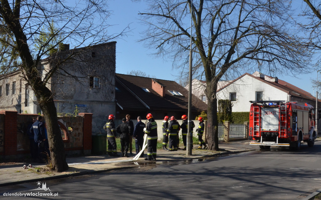 Pożar w pustostanie przy Szpitalnej