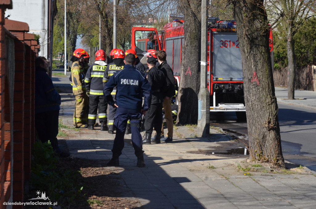 Pożar w pustostanie przy Szpitalnej