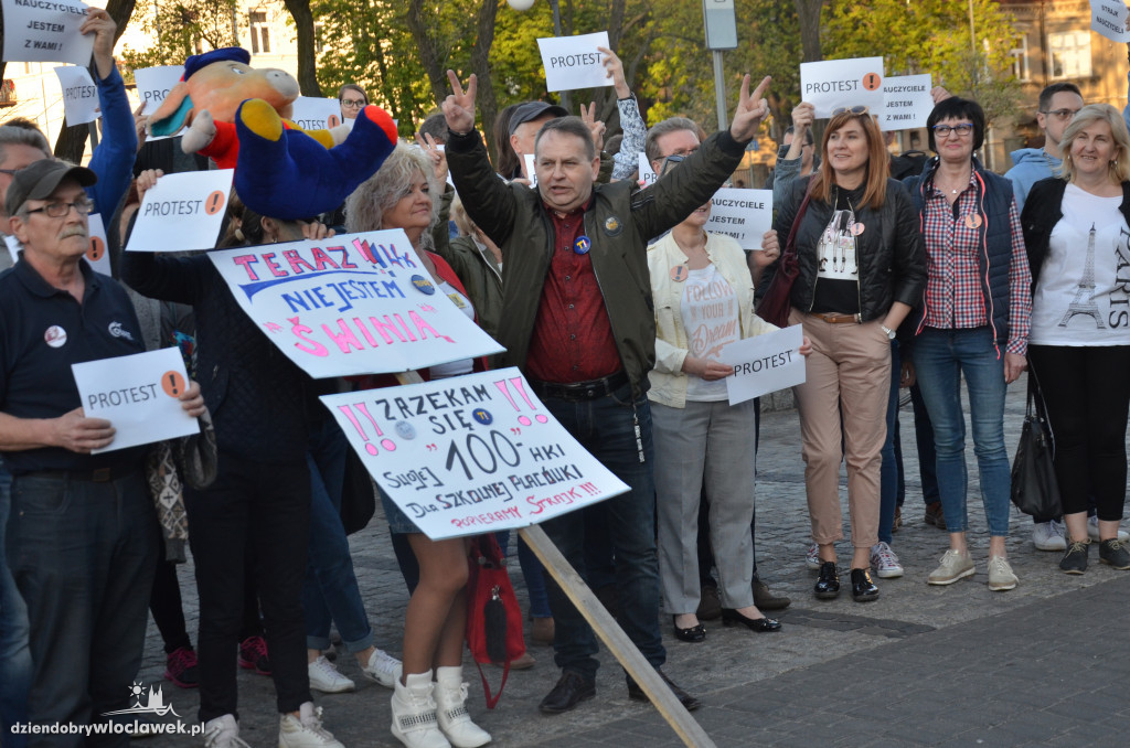 II Wiec Poparcia Strajkujących Nauczycieli