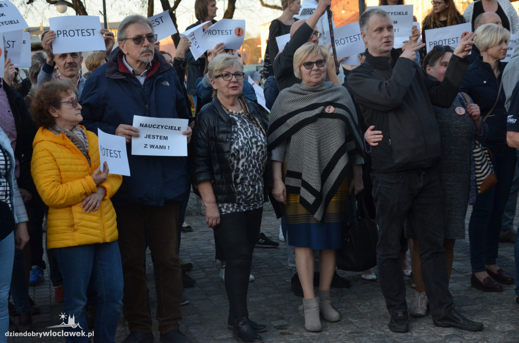 II Wiec Poparcia Strajkujących Nauczycieli