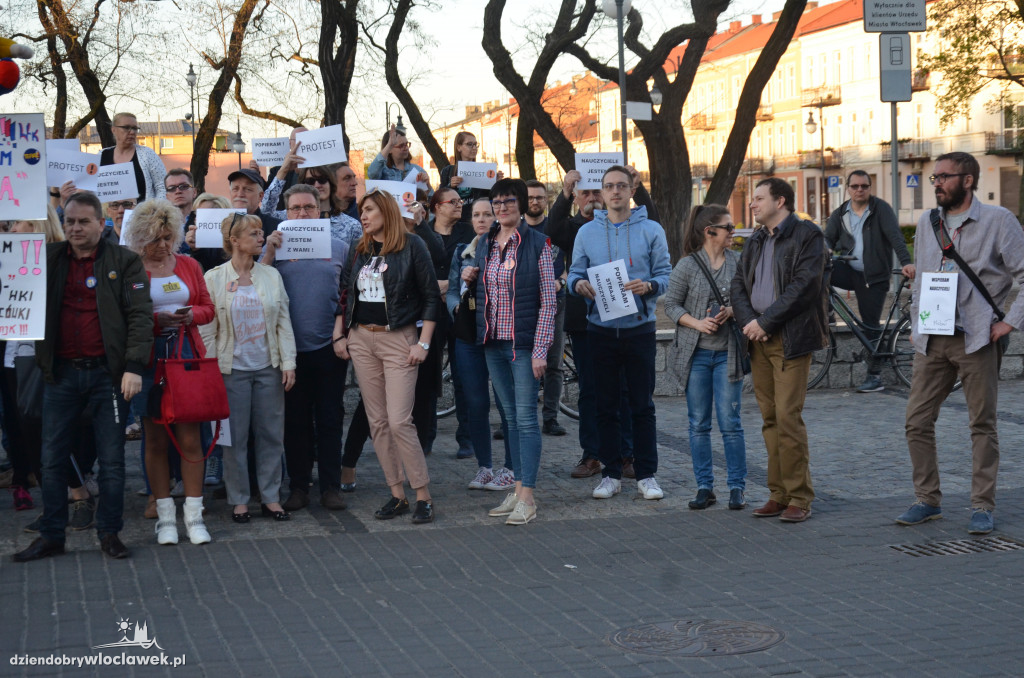 II Wiec Poparcia Strajkujących Nauczycieli