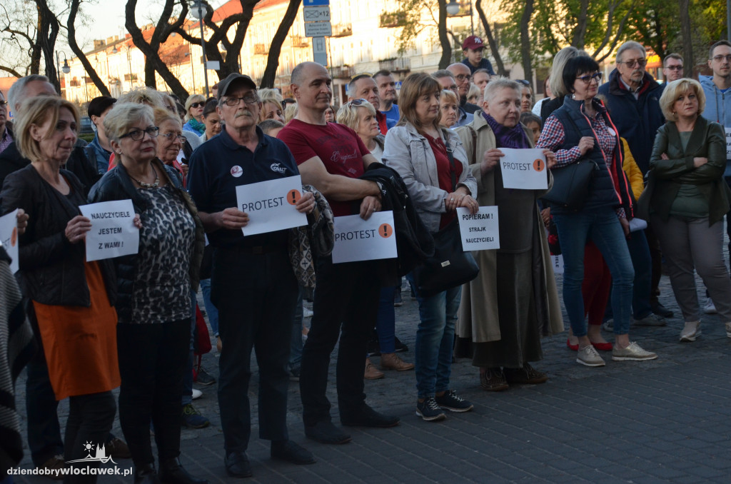 II Wiec Poparcia Strajkujących Nauczycieli