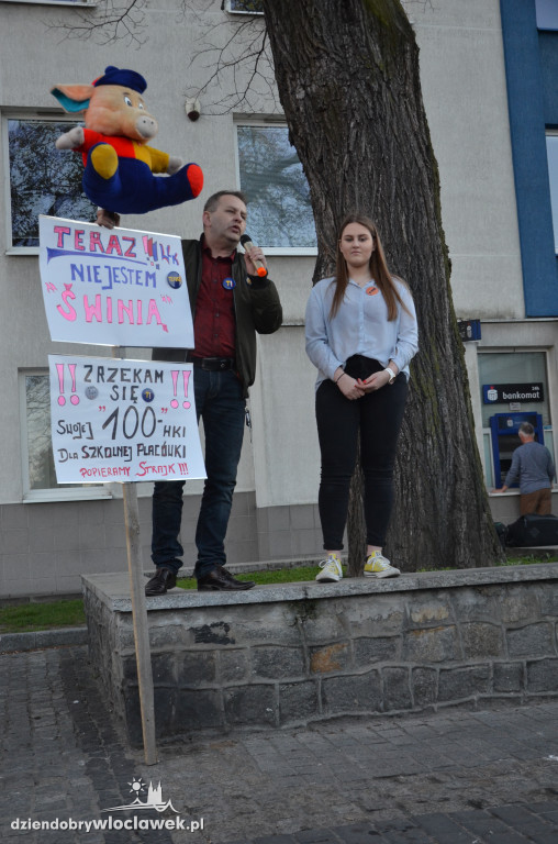 II Wiec Poparcia Strajkujących Nauczycieli