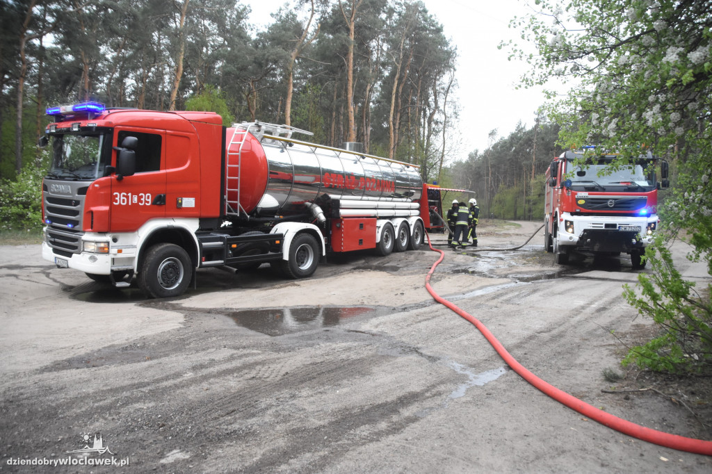 Pożar w leśnictwie Poraza