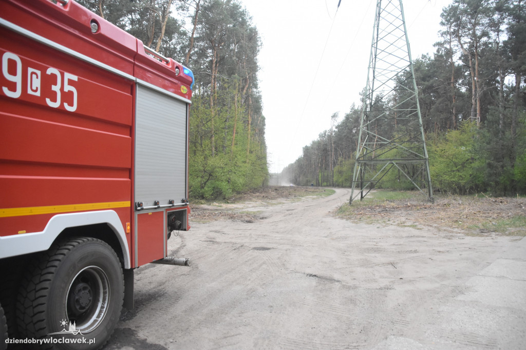 Pożar w leśnictwie Poraza