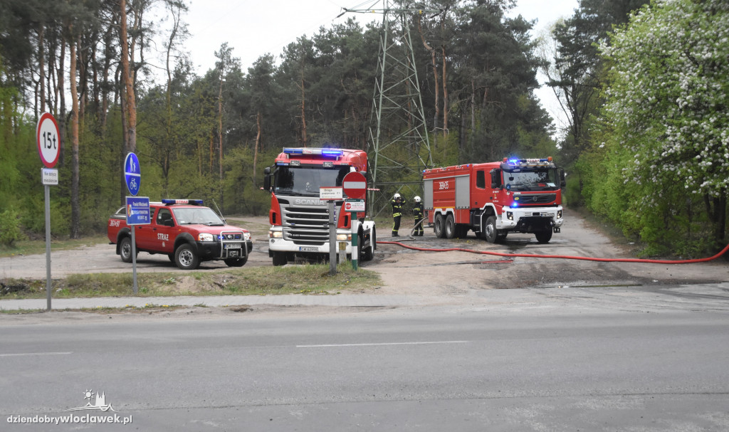 Pożar w leśnictwie Poraza
