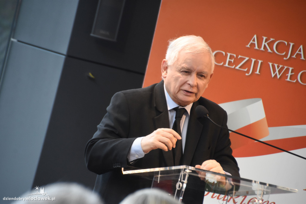 Jarosław Kaczyński we Włocławku