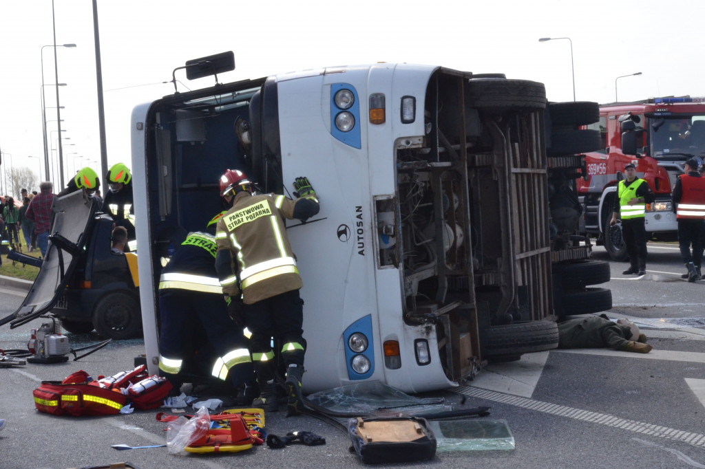 Dramatyczne sceny na A1