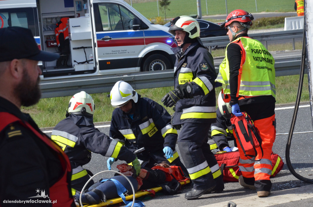 Dramatyczne sceny na A1
