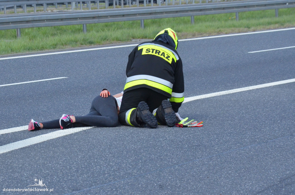 Dramatyczne sceny na A1