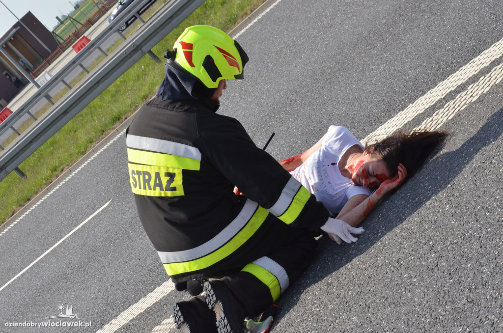 Dramatyczne sceny na A1