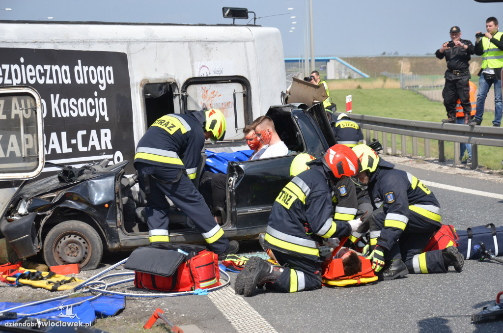 Dramatyczne sceny na A1