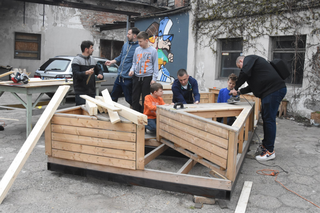 Włocławianie znów budowali parklet