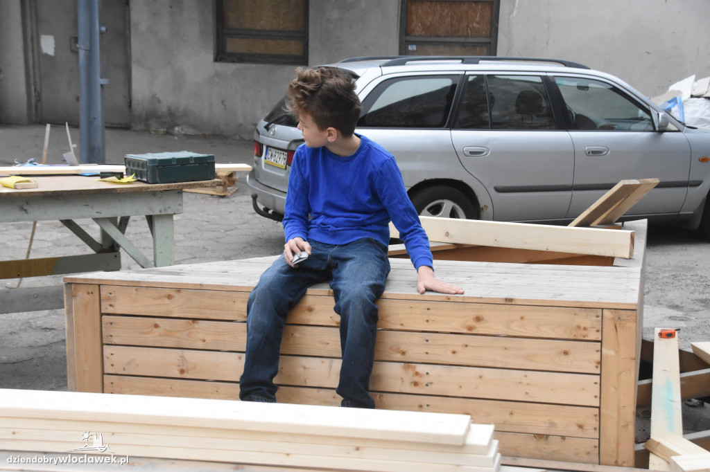 Włocławianie znów budowali parklet
