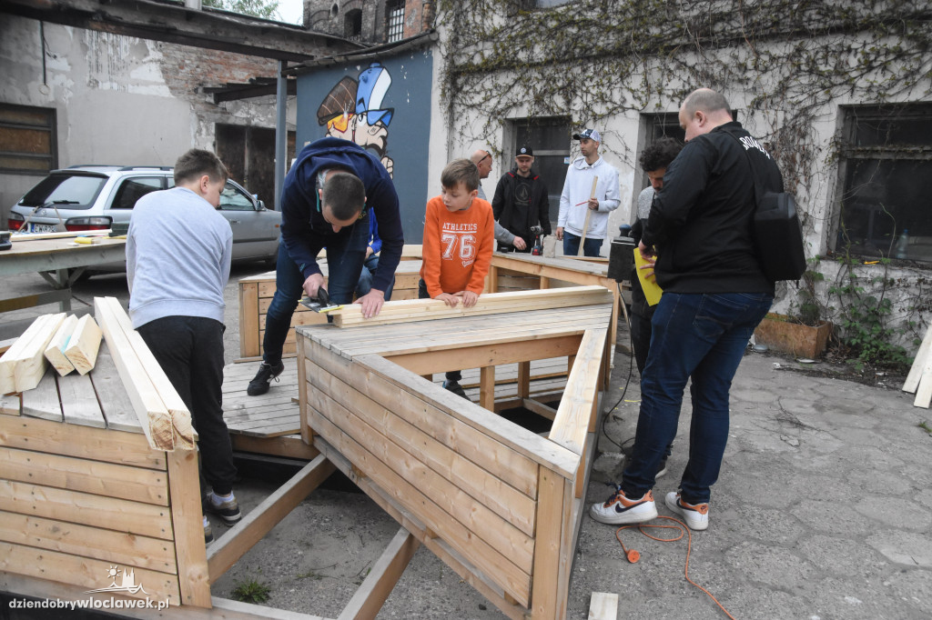 Włocławianie znów budowali parklet