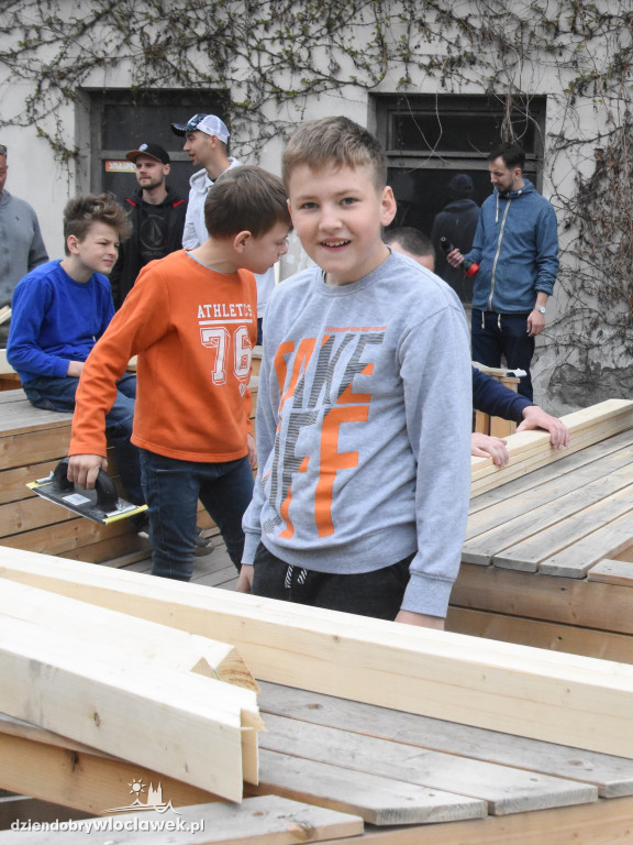 Włocławianie znów budowali parklet
