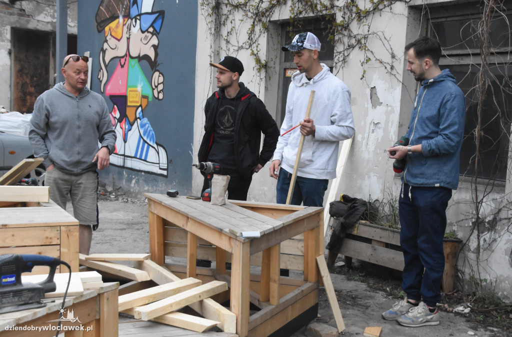 Włocławianie znów budowali parklet