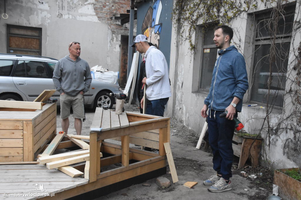 Włocławianie znów budowali parklet