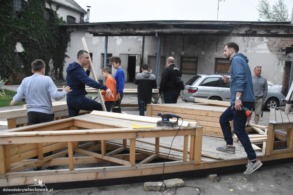 Włocławianie znów budowali parklet