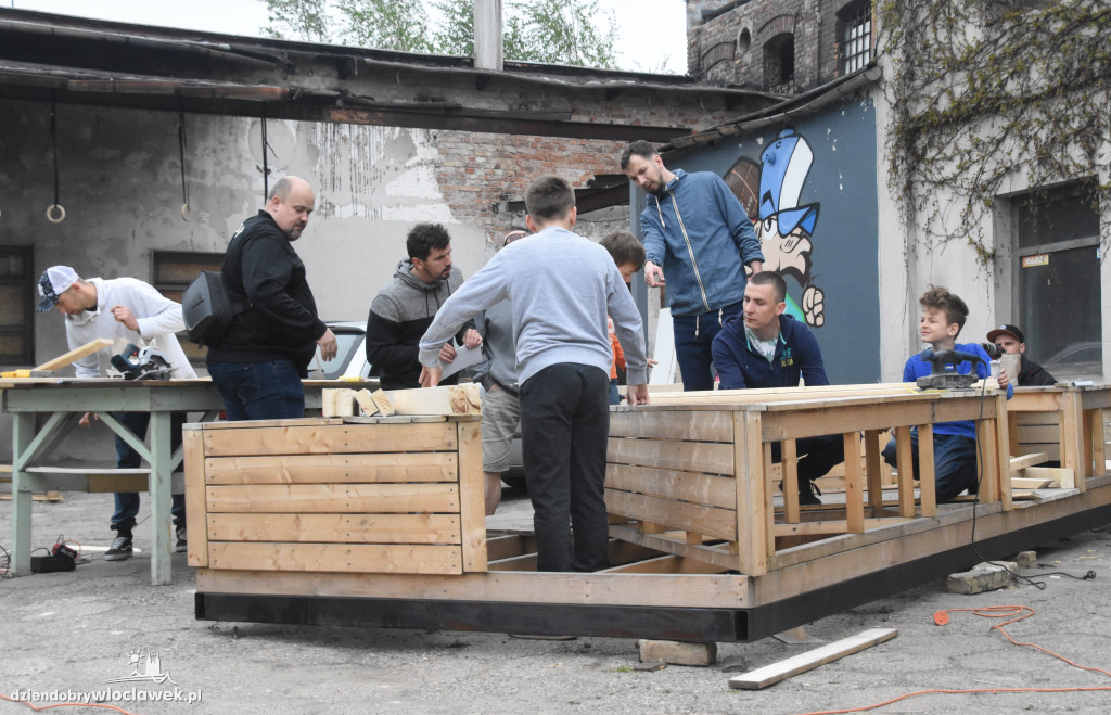 Włocławianie znów budowali parklet