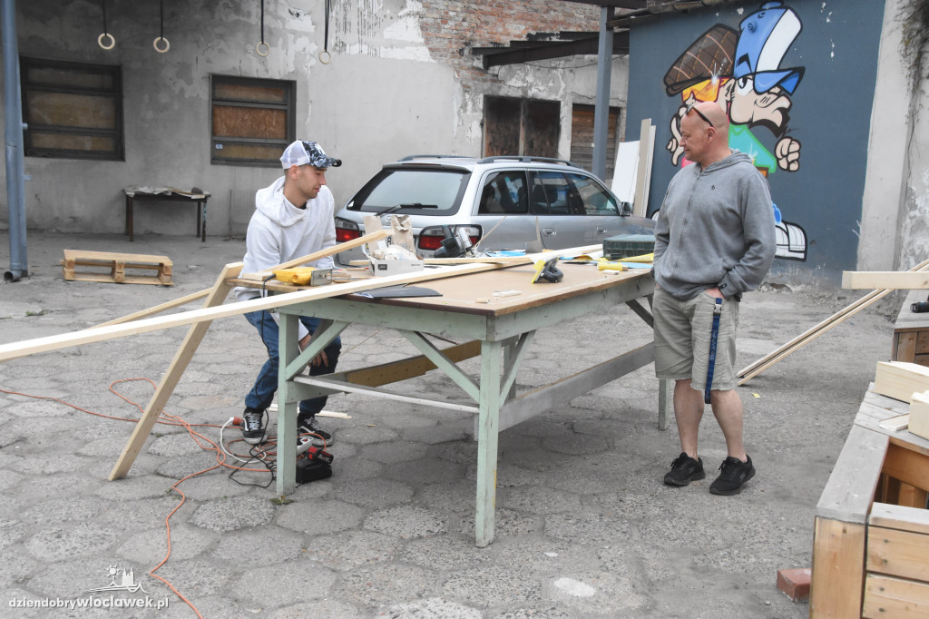 Włocławianie znów budowali parklet