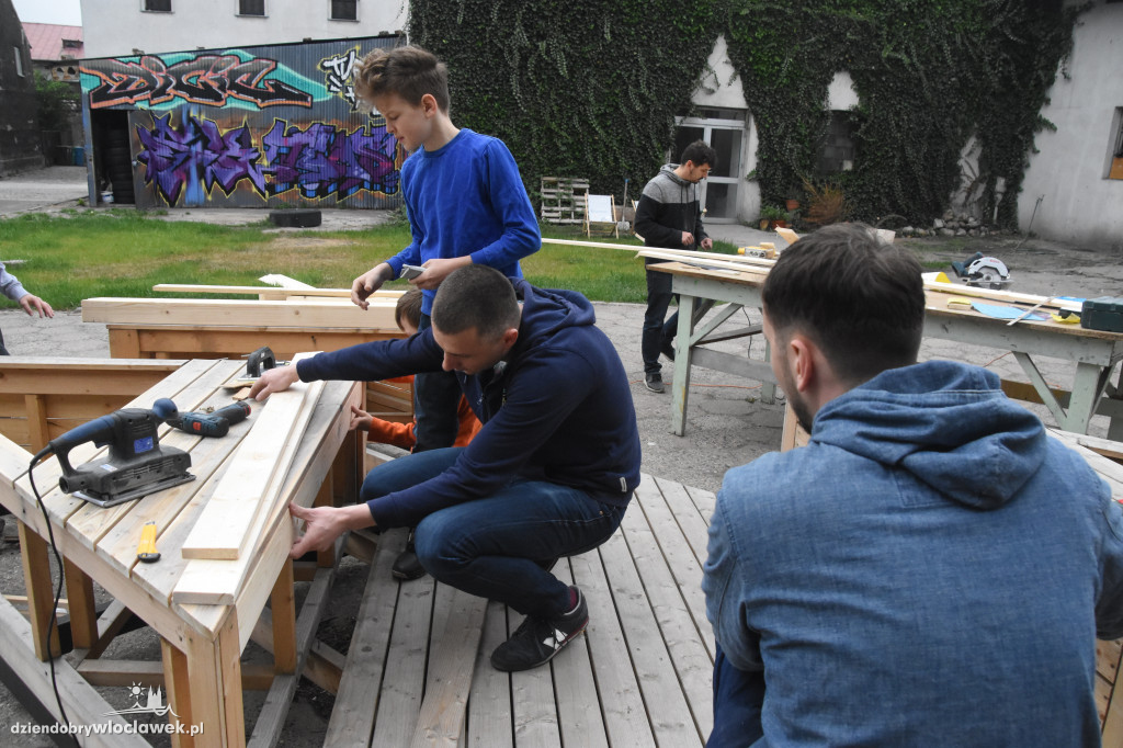 Włocławianie znów budowali parklet